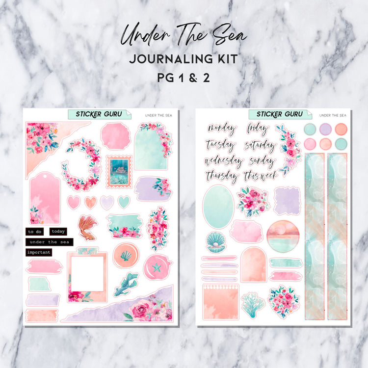 Under The Sea • Journaling Kit