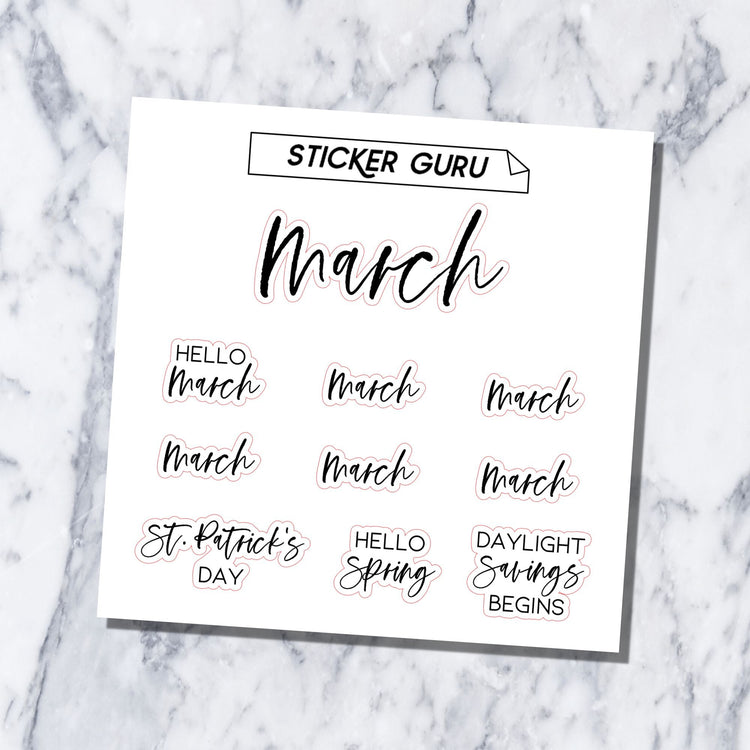 A5 Wide February 2023 • Rose Gold Foil • Monthly Kit