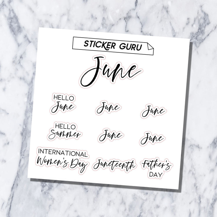 A5 Wide February 2023 • Rose Gold Foil • Monthly Kit