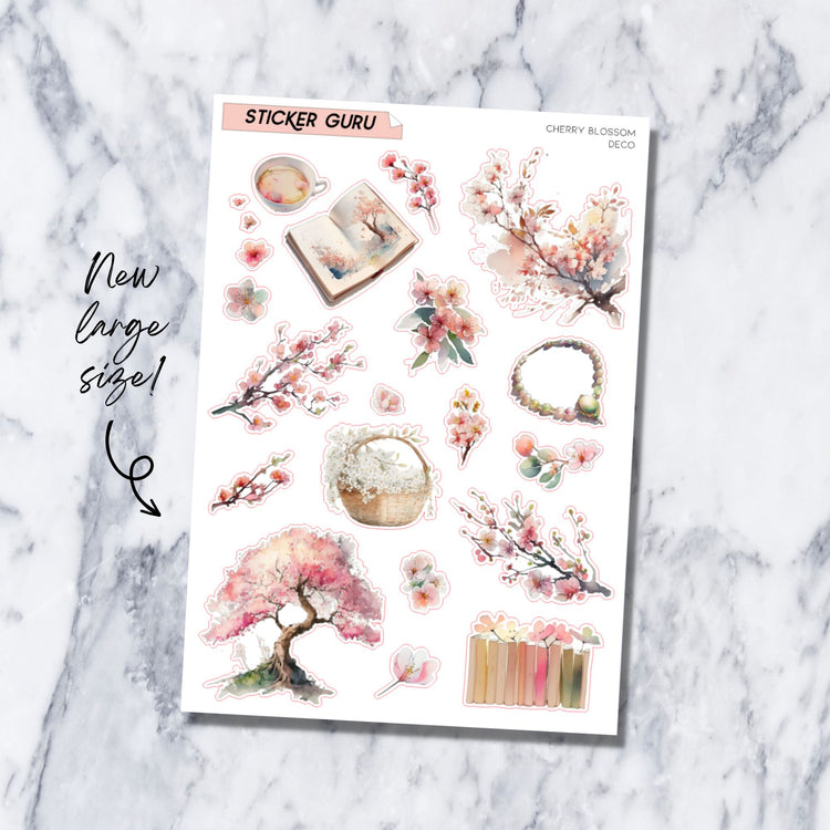 5 LEFT! Cherry Blossom • Deco Sheet
