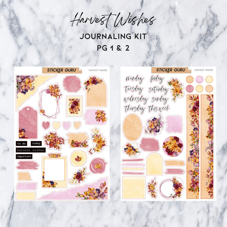 Harvest Wishes • Journaling Kit