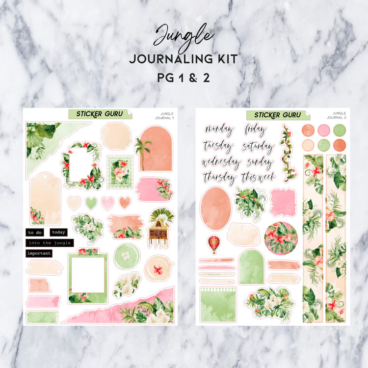 5 LEFT! Jungle • Journaling Kit