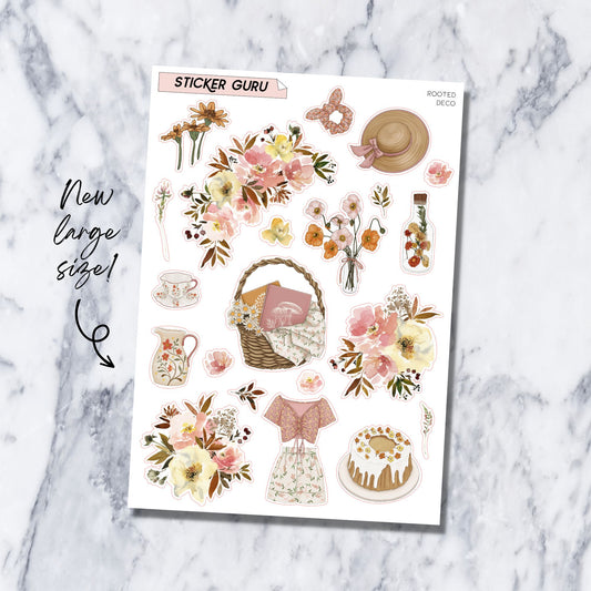 9 LEFT! Rooted • Deco Sheet