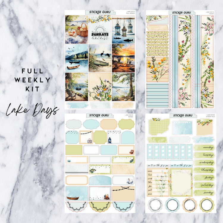 Lake Days • Silver Foil Full Kit