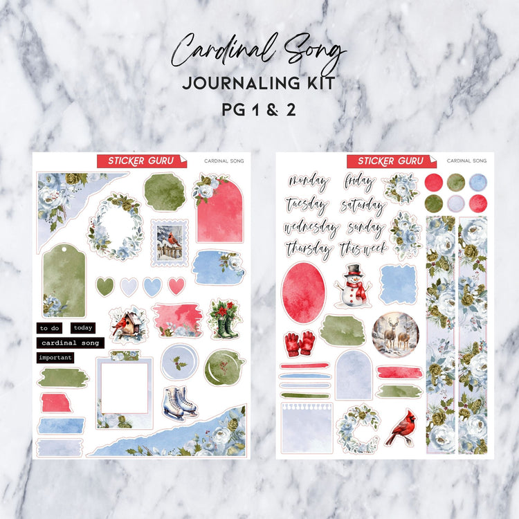 Cardinal Song • Journaling Kit