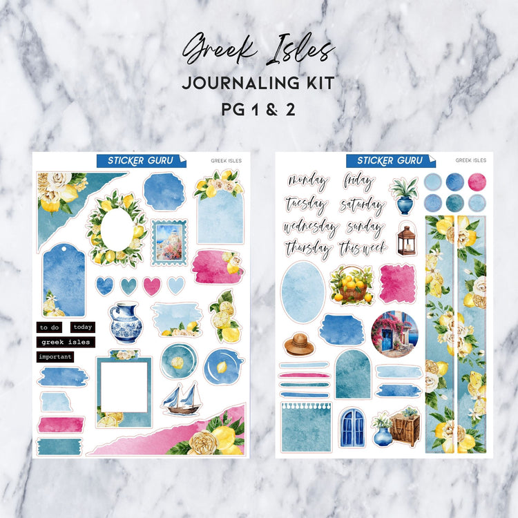 Greek Isles • Journaling Kit