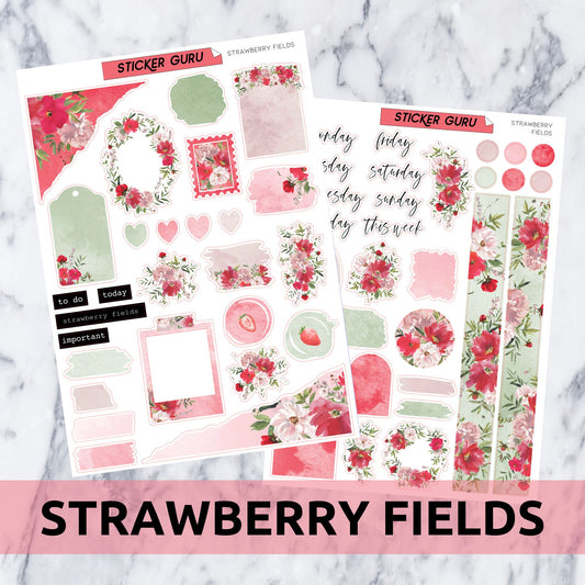 1 LEFT! Strawberry Fields • Journaling Kit