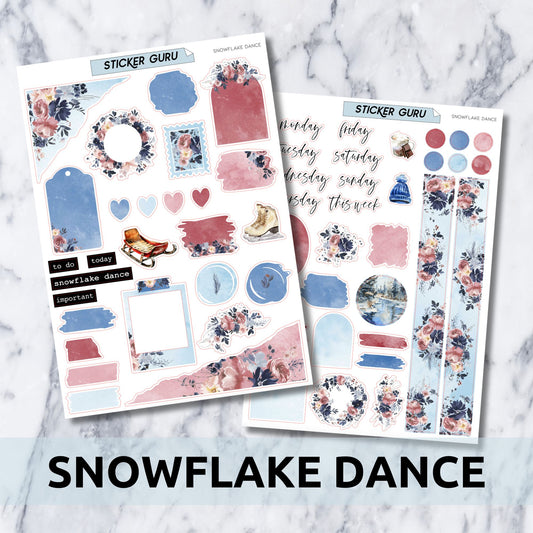 17 LEFT! Snowflake Dance • Journaling Kit