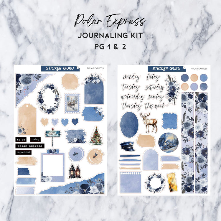 8 LEFT! Polar Express • Journaling Kit