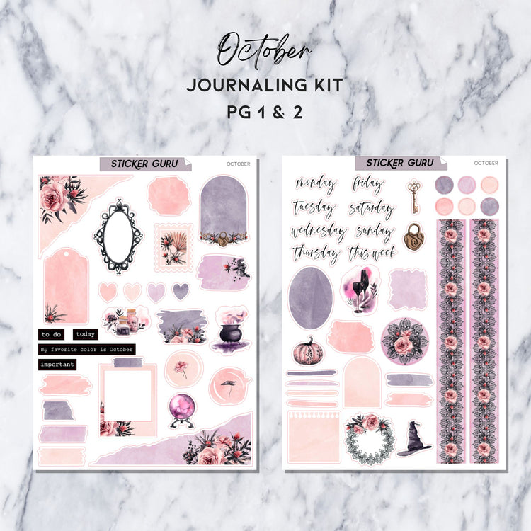 8 LEFT! October • Journaling Kit