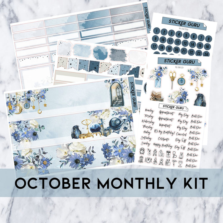 A5 Wide October 2024 • Gold Foil • Monthly Kit