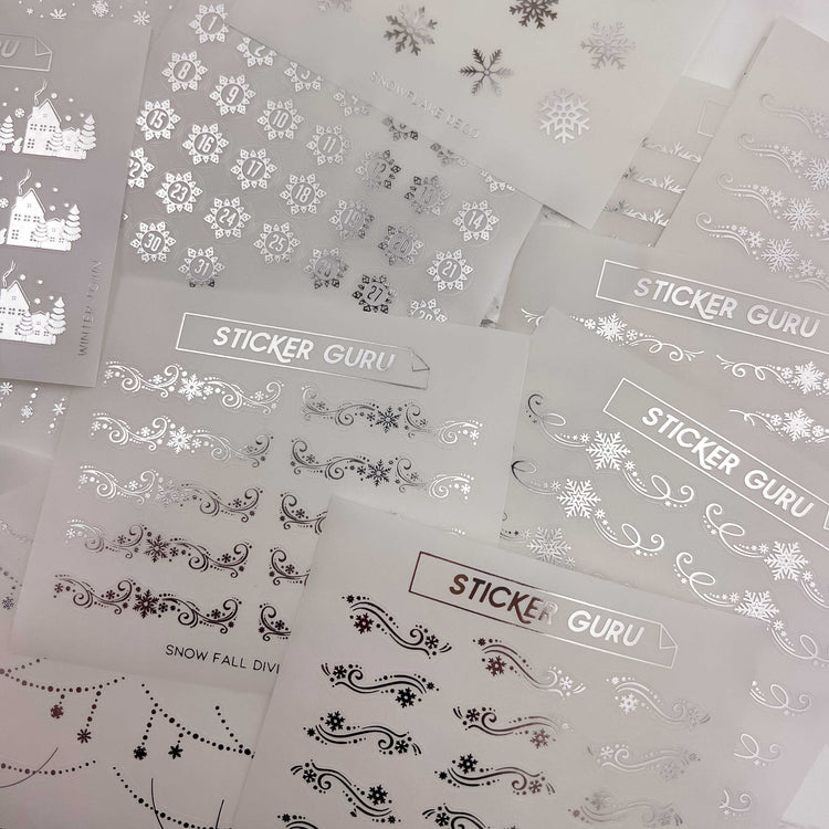 Entire Snowflake Collection • 20 designs