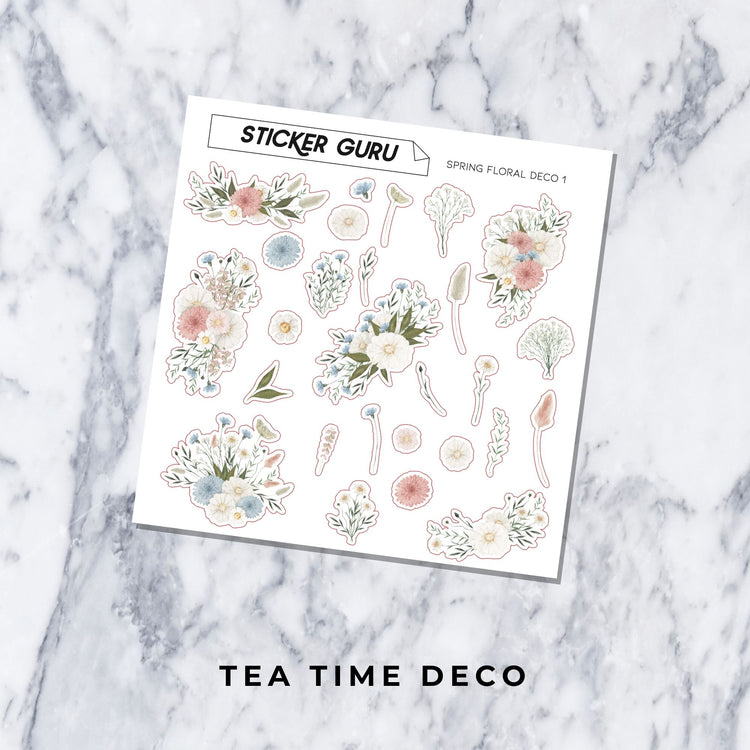 Tea Time • Spring Floral Deco