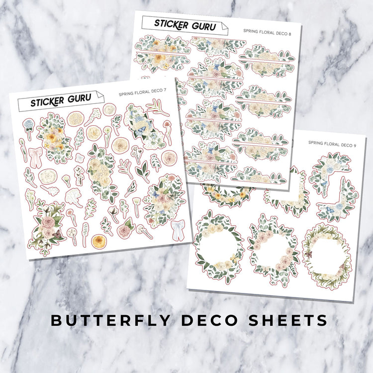 Butterfly • Spring Floral Deco
