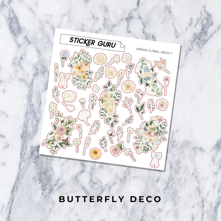 Butterfly • Spring Floral Deco