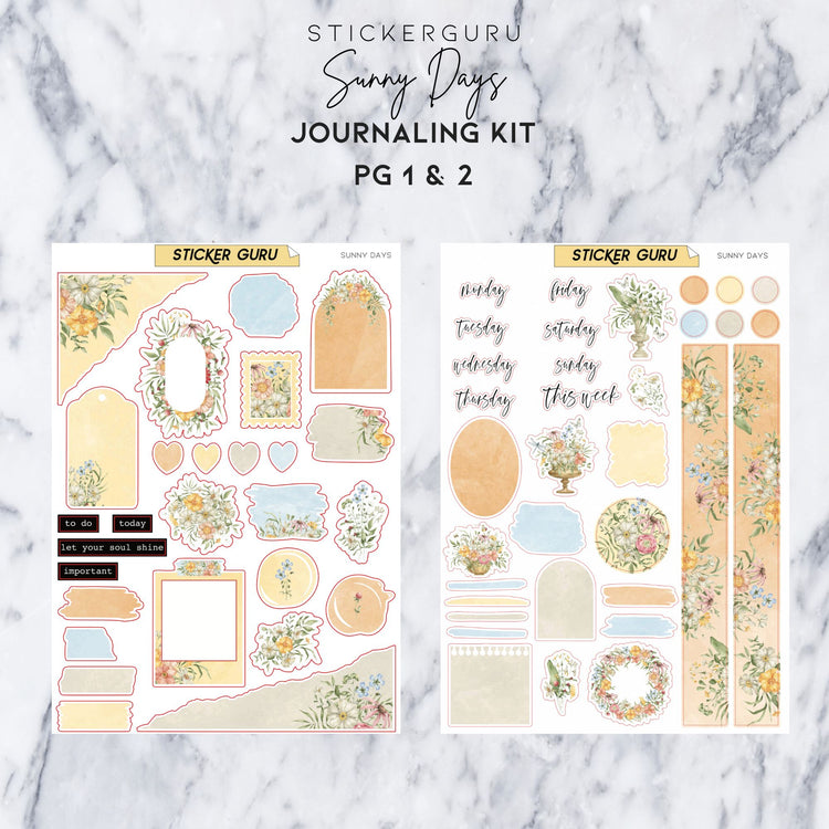 Sunny Days • Journaling Kit