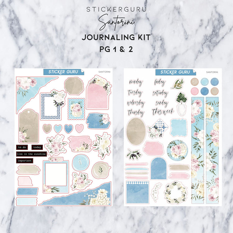 Santorini • Journaling Kit