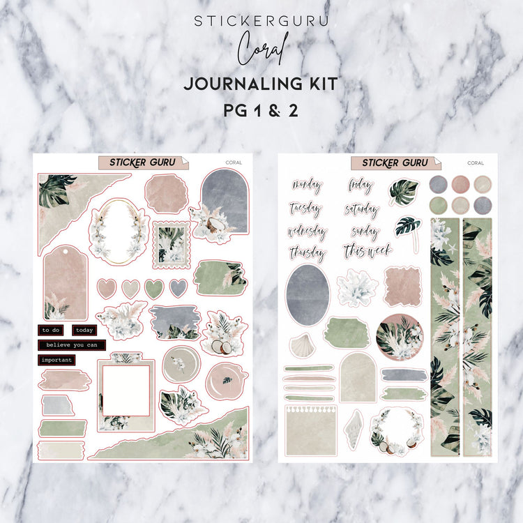 Coral • Journaling Kit