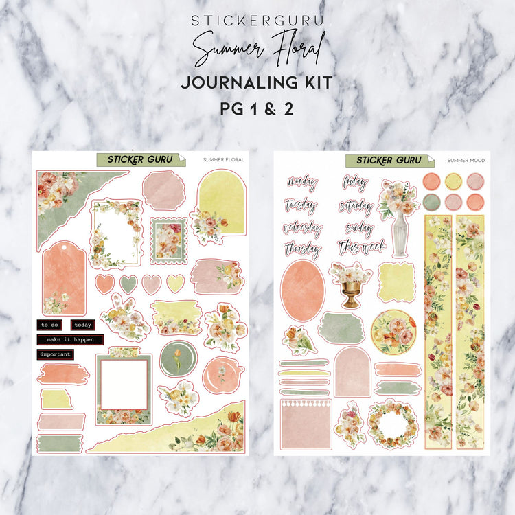 Summer Floral • Journaling Kit