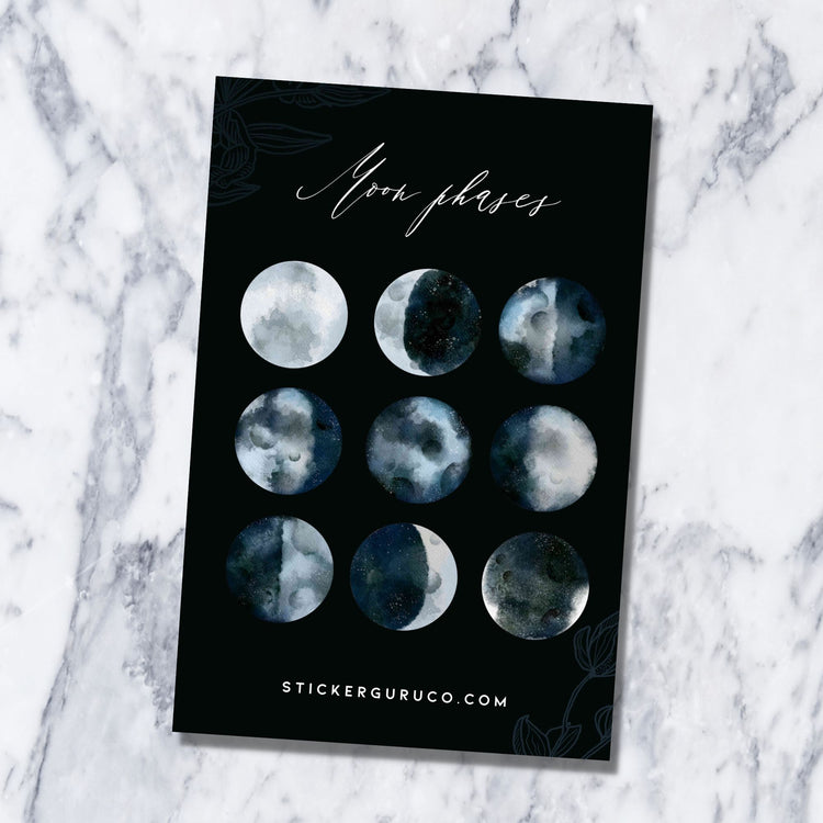 Journaling Card • Moon Phases