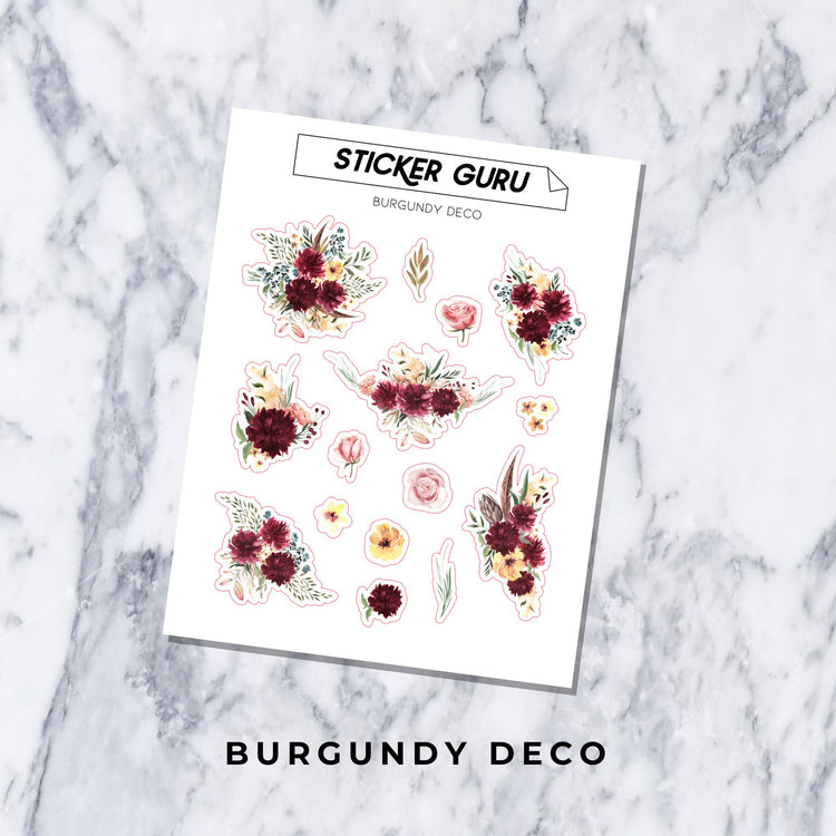 Burgundy • Fall Floral Deco