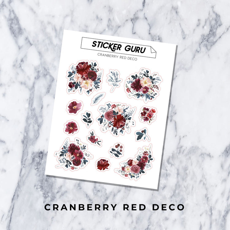 Cranberry Red • Winter Floral Deco