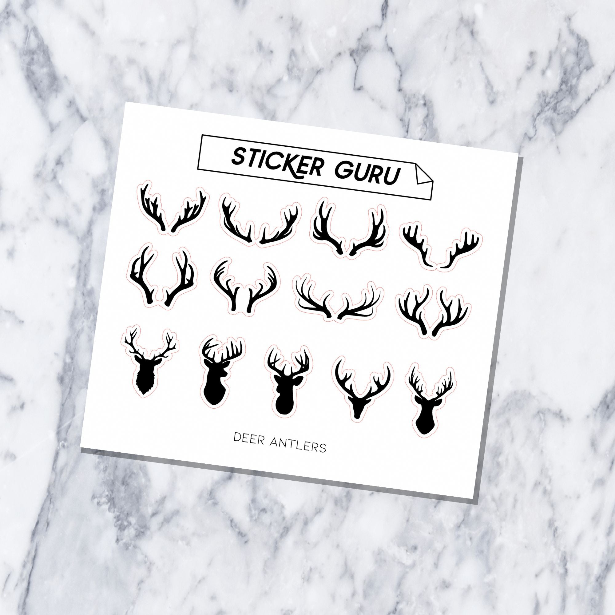 Deer Antlers – Sticker Guru