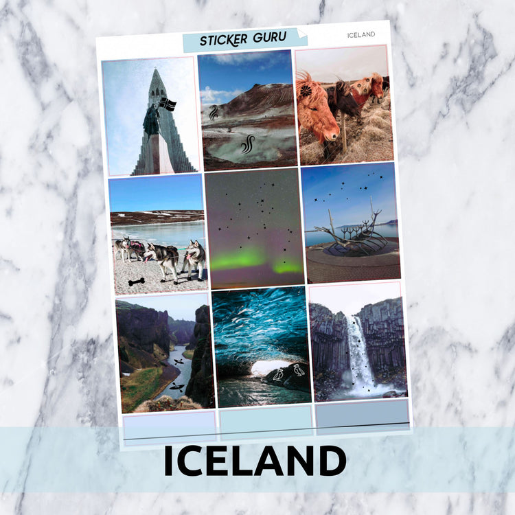 Iceland • Holographic Foil Full Kit
