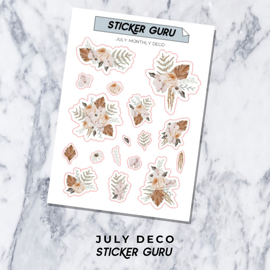 July • Deco Sheet