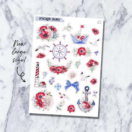 July • Deco Sheet
