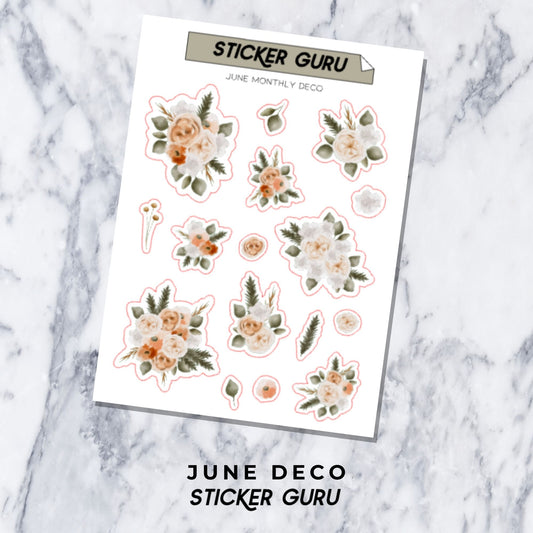 11 LEFT! June • Deco Sheet