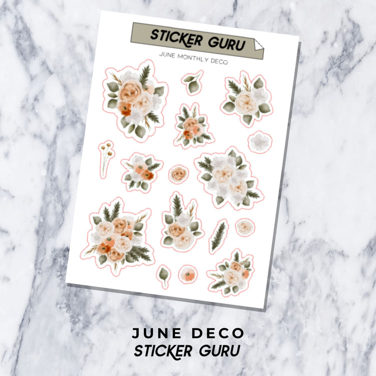 June • Deco Sheet
