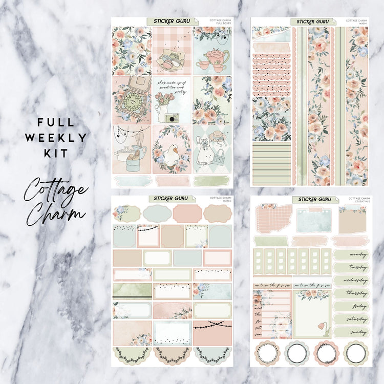 3 LEFT! Cottage Charm • Rose Gold Foil Full Kit