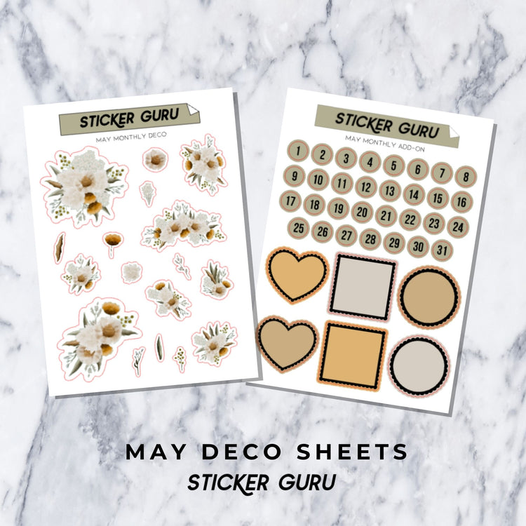 A5 Wide May • Gold Foiled Monthly Kit