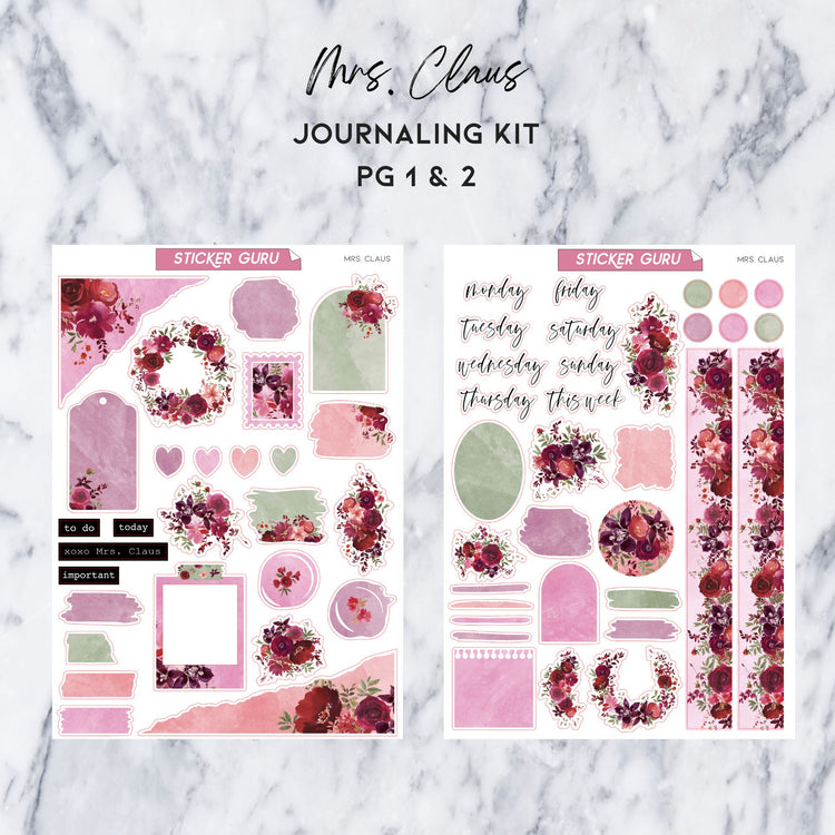 Mrs. Claus • Journaling Kit