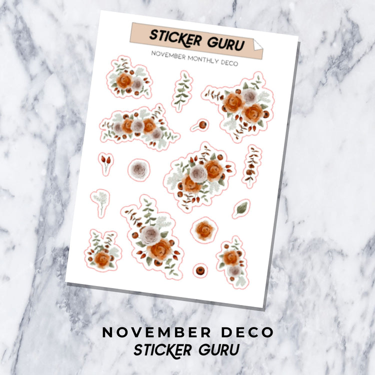 November • Deco Sheet