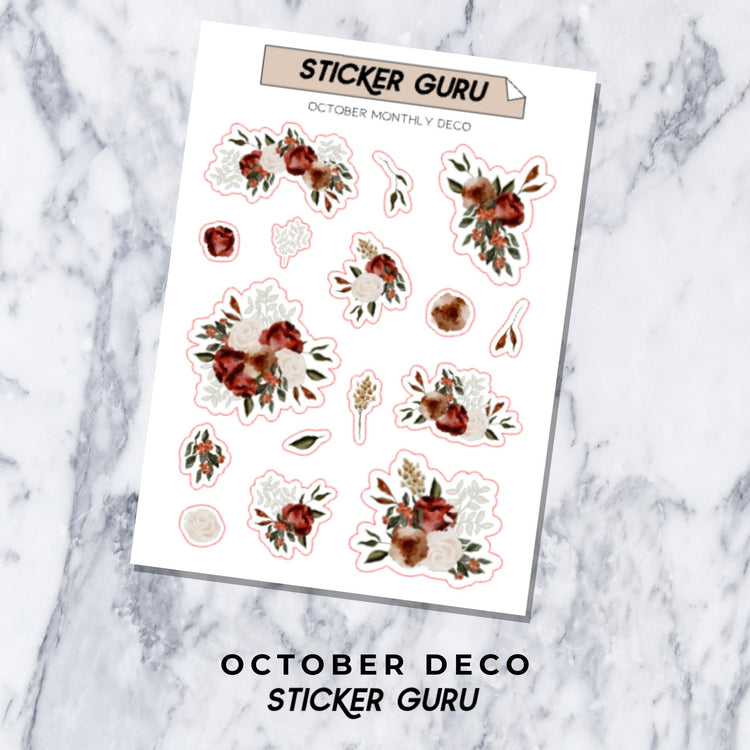 October • Deco Sheet