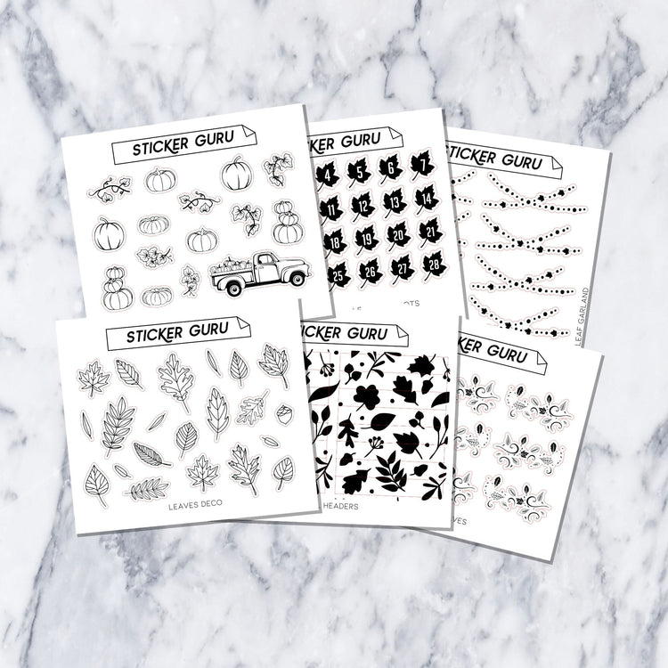 Lattes & Flannels Foil • 6 designs
