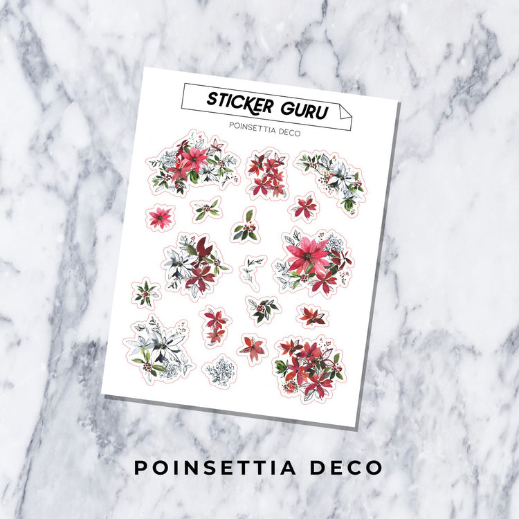 Poinsettia • Winter Floral Deco