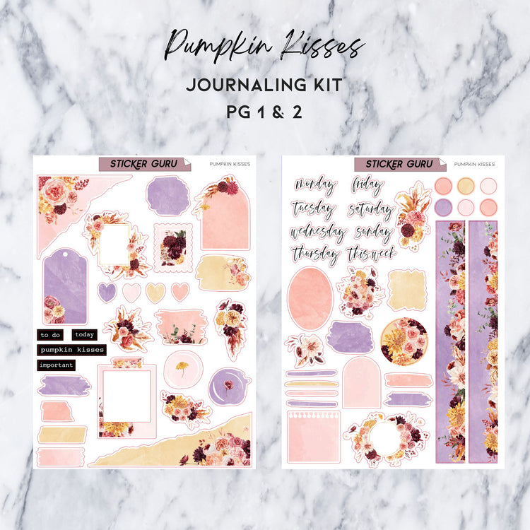 Pumpkin Kisses • Journaling Kit