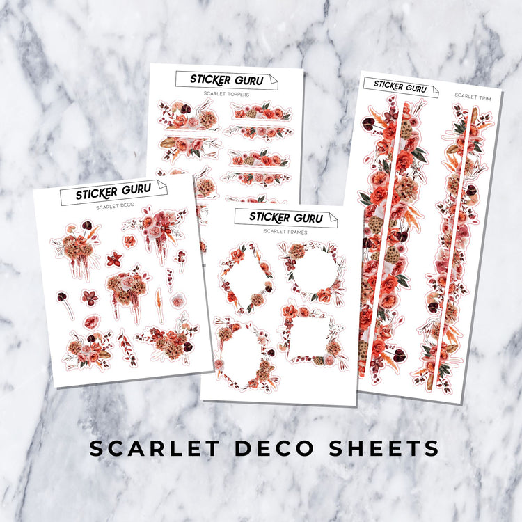 Scarlet • Fall Floral Deco