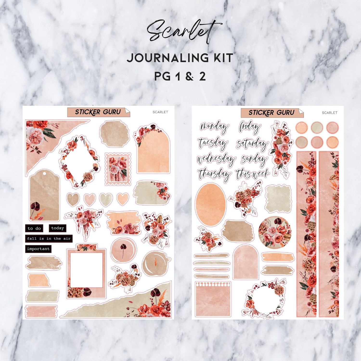 Scarlet • Journaling Kit