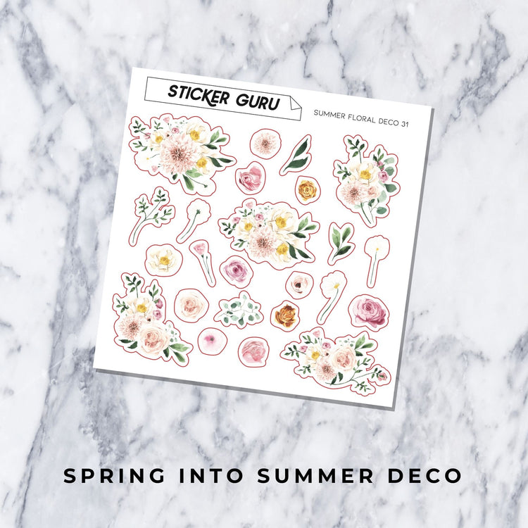 Spring Into Summer • Summer Floral Deco