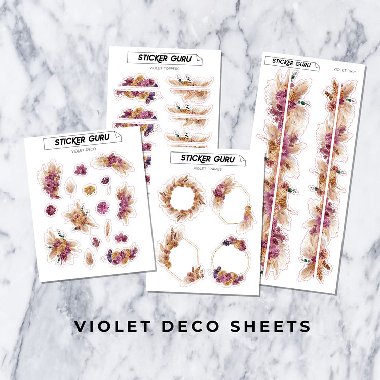 Violet • Fall Floral Deco