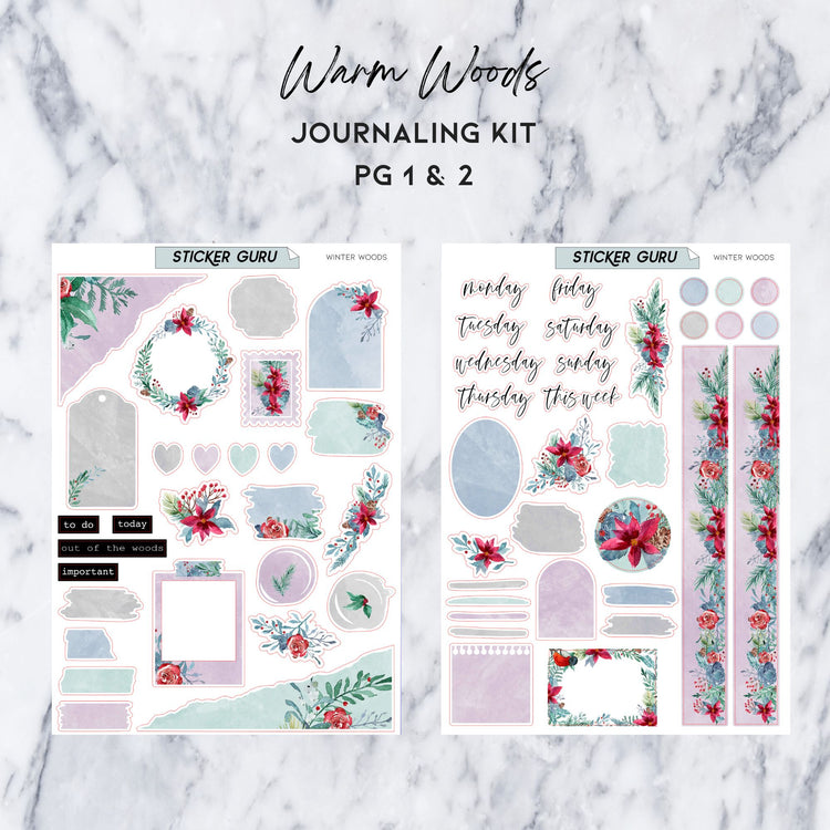Winter Woods • Journaling Kit